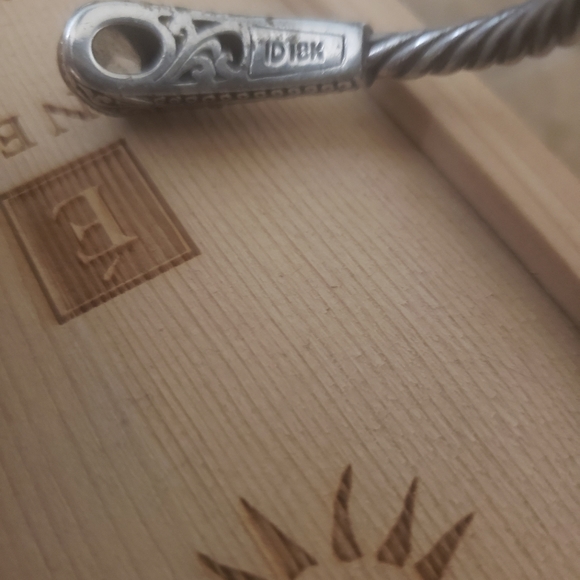 Bali Designs Robert Manse .926 Sterling 18K Cuff Bracelet - Picture 5 of 7